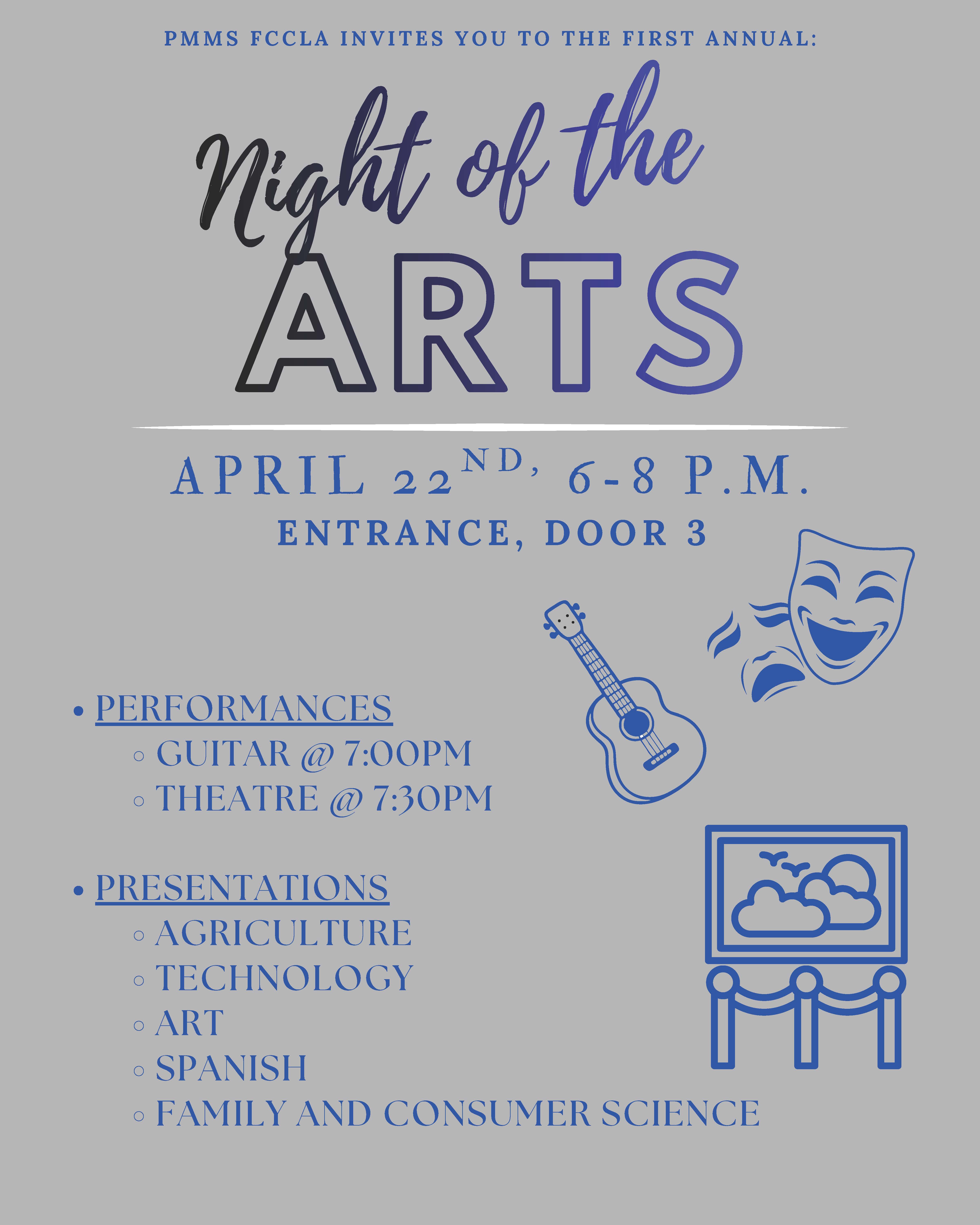 PMMS Night of the Arts - April 22